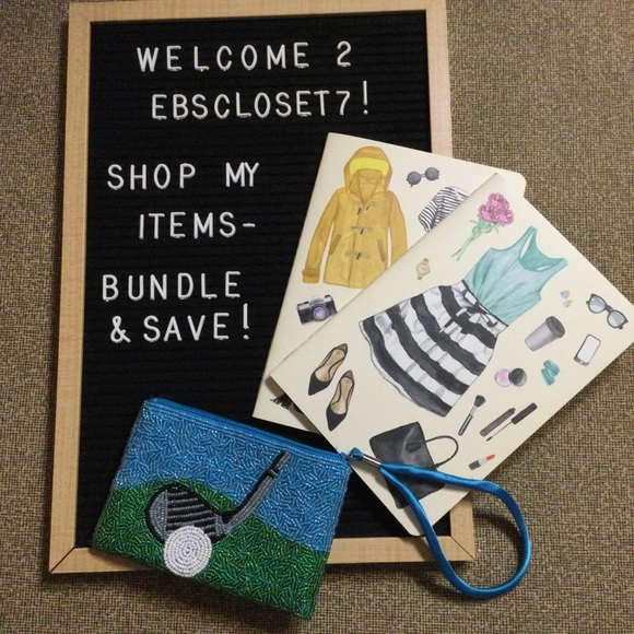 Beaded Golf Sporty Coin Purse Wristlet - Picture 1 of 6